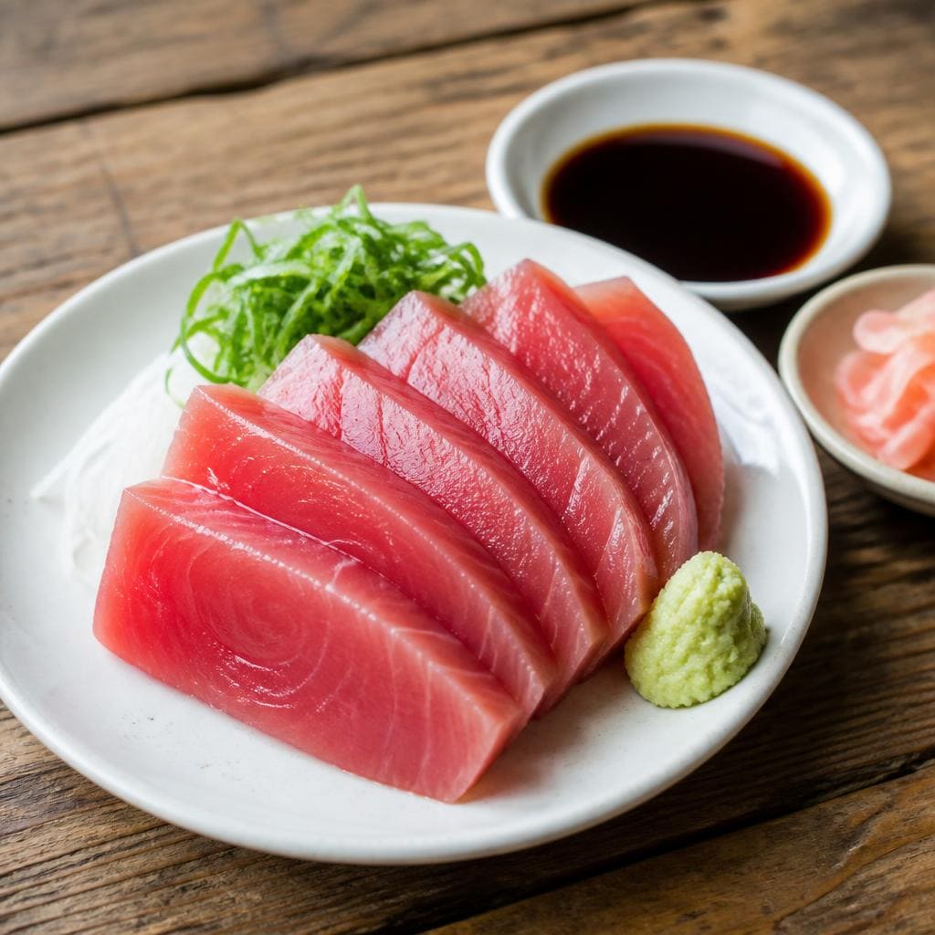 Tuna Sashimi Sushi Hiro menu sashimi tuna segar